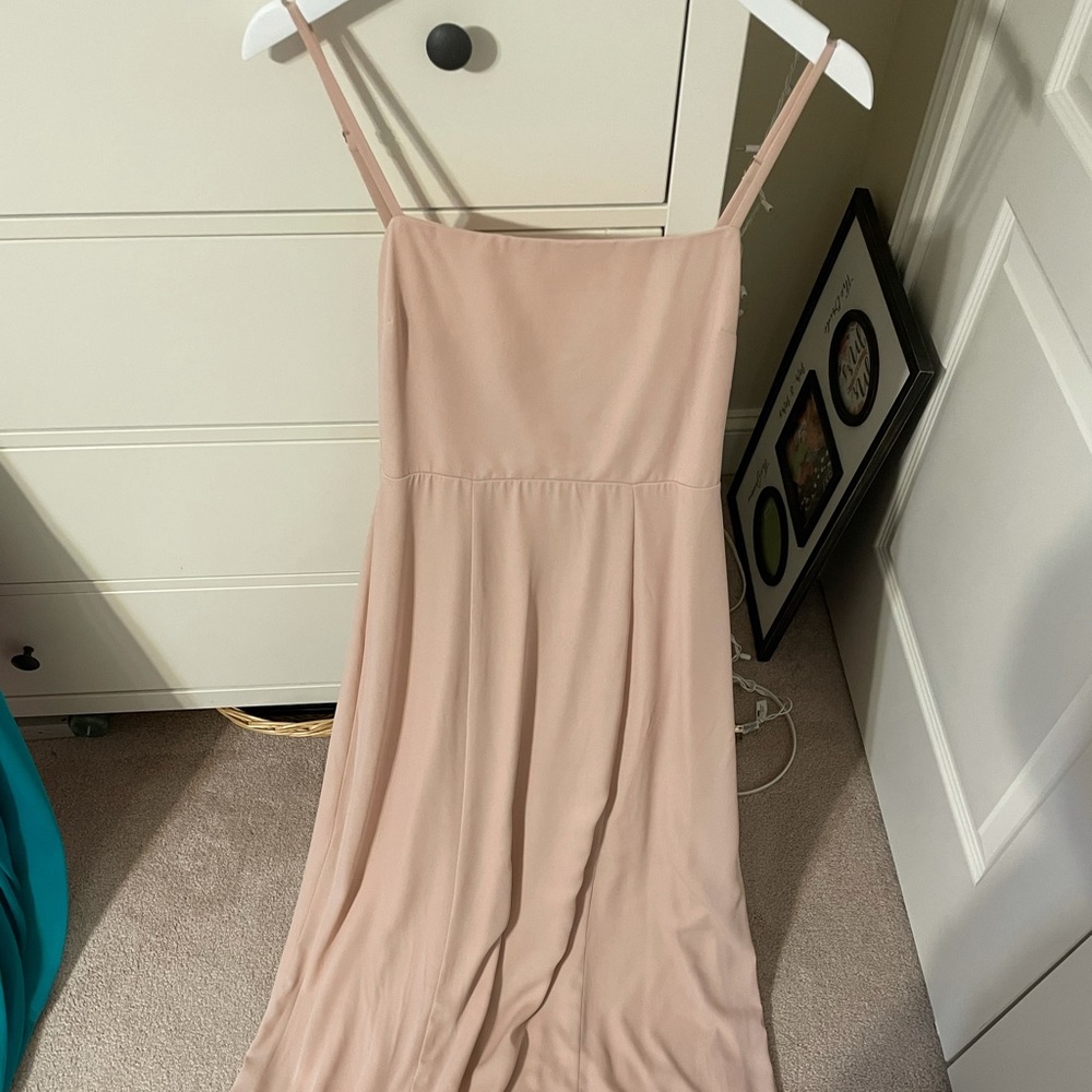 Show me your MuMu floor length dress.